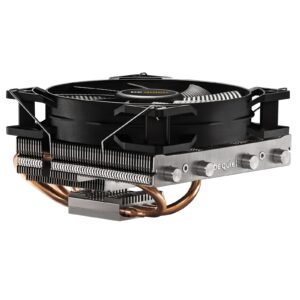 be quiet! Shadow Rock LP Fan CPU Cooler, Universal Socket, Pure Wings 2 120mm PWM Black Cooling Fan, 1500RPM, 4 Heat Pipes, Low-Profile at 75.4mm Height, 130W TDP, Intel LGA 1700 & AMD AM5 Compatible