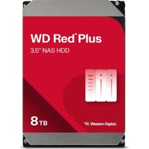 WD Red Plus WD80EFPX 8TB 3.5" 256MB Cache SATA III NAS Internal Hard Drive